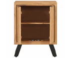 vidaXL Sideboard with 2 Doors 55x36x72 cm Solid Wood Acacia