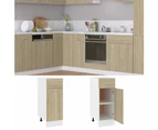 vidaXL Drawer Bottom Cabinet Sonoma Oak 30x46x81.5 cm Engineered Wood