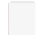 vidaXL Bedside Cabinet White 50x39x47 cm