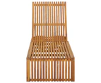 vidaXL Sun Lounger Solid Acacia Wood