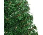 vidaXL Artificial Christmas Tree with Thick Branches Green 150 cm PVC