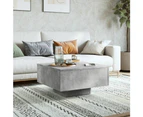 vidaXL Coffee Table Concrete Grey 60x60x31.5 cm Engineered Wood