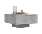 vidaXL Coffee Table Concrete Grey 60x60x31.5 cm Engineered Wood