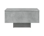 vidaXL Coffee Table Concrete Grey 60x60x31.5 cm Engineered Wood