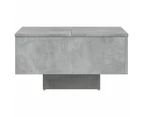 vidaXL Coffee Table Concrete Grey 60x60x31.5 cm Engineered Wood