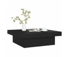 vidaXL Coffee Table Black 90x90x28 cm Engineered Wood