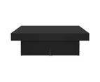 vidaXL Coffee Table Black 90x90x28 cm Engineered Wood