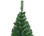 Artificial Christmas Tree with Thick Branches Green 210 cm PVC