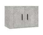 vidaXL Wall Mounted TV Cabinet Concrete Grey 57x34.5x40 cm