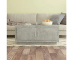 vidaXL Coffee Table Concrete Grey 102x50x45 cm Engineered Wood