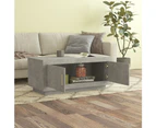 vidaXL Coffee Table Concrete Grey 102x50x45 cm Engineered Wood