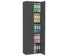 vidaXL Office Cabinet Grey 60x32x190 cm Engineered Wood