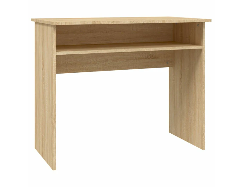 vidaXL Desk Sonoma Oak 90x50x74 cm Engineered Wood