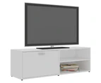 vidaXL TV Cabinet White 120x34x37 cm Engineered Wood