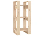 vidaXL Book Cabinet/Room Divider 41x35x91 cm Solid Wood Pine