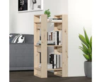 vidaXL Book Cabinet/Room Divider 41x35x91 cm Solid Wood Pine