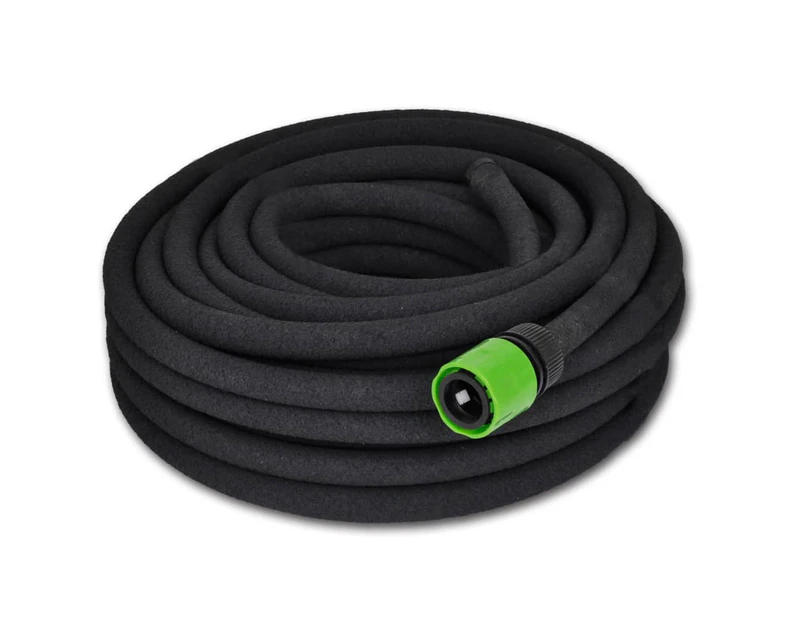 vidaXL Soaker Hose Watering & Irrigation Garden 1/2" Connector 50 m