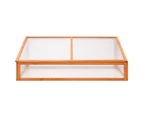 vidaXL Greenhouse Orange 110x58.5x39 cm Fir Wood