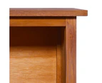 vidaXL TV Cabinet 112x30x37 cm Solid Teak Wood