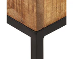 vidaXL Side Table 30x30x33 cm Rough Mango Wood