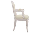 vidaXL Dining Chairs 2 pcs 62x59.5x100.5 cm Linen