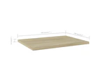 vidaXL Bookshelf Boards 4 pcs Sonoma Oak 40x30x1.5 cm Engineered Wood