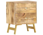 vidaXL Bedside Cabinet 40x30x50 cm Solid Mango Wood