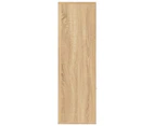 vidaXL Book Cabinet Sonoma Oak 98x30x98 cm Engineered Wood