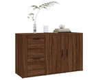vidaXL Sideboard Brown Oak 100x33x59.5 cm Engineered Wood