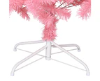 vidaXL Artificial Christmas Tree with Stand Pink 180 cm PVC