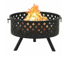 Fire Pit With Poker 68 Cm Xxl Steel