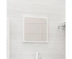 vidaXL Bathroom Mirror High Gloss White 40x1.5x37 cm Engineered Wood