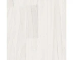 vidaXL Storage Shelf White 60x30x210 cm Solid Wood Pine