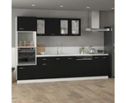 vidaXL Drawer Bottom Cabinet Black 50x46x81.5 cm Engineered Wood