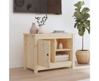 TV Cabinet 70x36.5x52 cm Solid Wood Pine