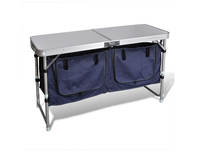 Foldable Camping Cupboard with Aluminium Frame