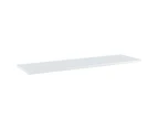 Bookshelf Boards 4 pcs High Gloss White 100x30x1.5 cm Engineered Wood