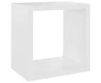 vidaXL Wall Cube Shelves 6 pcs White and Sonoma Oak 22x15x22 cm