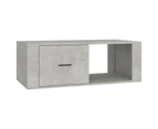 vidaXL Coffee Table Concrete Grey 100x50.5x35 cm Engineered Wood