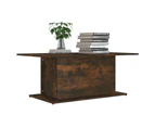 vidaXL Coffee Table Smoked Oak 102x55.5x40 cm Engineered Wood