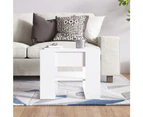 vidaXL Coffee Table High Gloss White 55.5x55x45 cm Engineered Wood