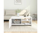 Coffee Table White 102x50x45 cm Engineered Wood