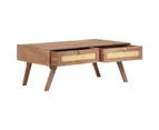 Coffee Table 100X60X40 Cm Solid Mango Wood