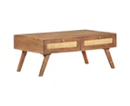 Coffee Table 100X60X40 Cm Solid Mango Wood