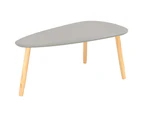 Coffee Tables 2 pcs Grey Solid Pinewood