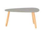 Coffee Tables 2 pcs Grey Solid Pinewood