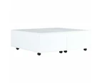 vidaXL Coffee Table High Gloss White 100x100x35 cm