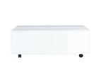 vidaXL Coffee Table High Gloss White 100x100x35 cm