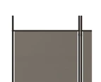 vidaXL 5-Panel Room Divider Anthracite 250x200 cm Fabric