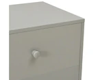 vidaXL Bedside Cabinets 2 pcs Grey 40x30x50 cm Solid Pinewood